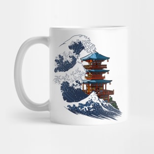 Temple wave Mug